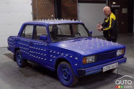 La Lada 'électrique', au garage